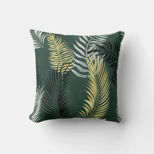 HAWAIIAN TROPICAL GREEN FERN PILLOW KISSEN