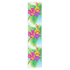 Hawaiian Tropical Seamless Pattern Kurzer Tischläufer