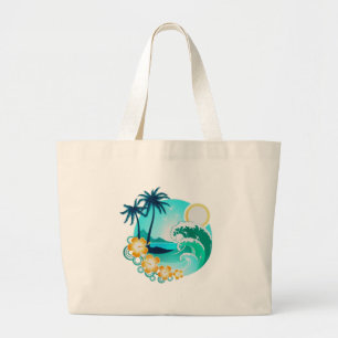 HAWAIIAN TROPICAL SURART JUMBO STOFFBEUTEL
