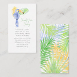 Hawaiian Tropical Toucan Babydusche Buchanforderun Begleitkarte