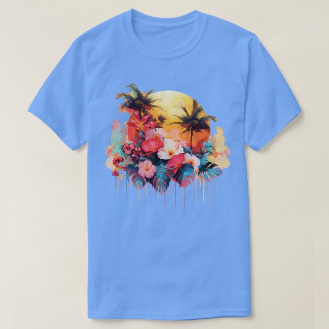 Hawaiian Tropical TShirt (Design devant)
