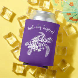 Hawaiian Turtle-Turt-ally Tropical-Lila Dosenkühler