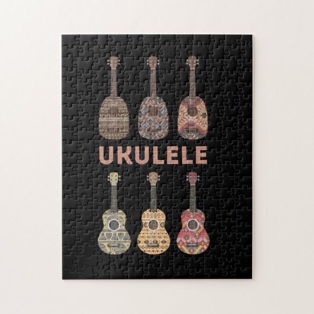 Hawaiian Ukulele Typen von Musikinstrumenten (Vertikal)