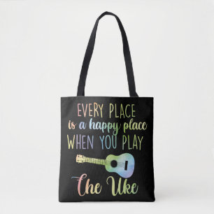 Hawaiian Ukulele Uke glücklich, wenn Sie spielen U Tasche