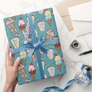 Hawaiian Vibes Wrapping Paper Geschenkpapier