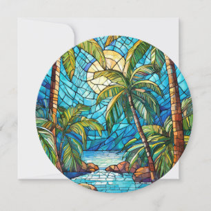 Hawaiianische Aloha-Kundenkarte leer