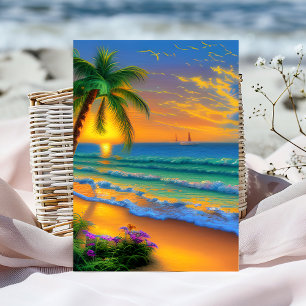 Hawaiianische Aloha-Postkarte Postkarte