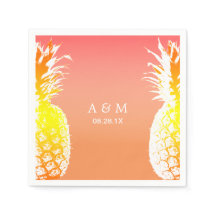 Hawaiianische Ananas Tropische Hochzeit