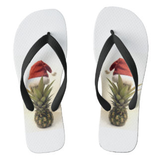 Hawaiianische Ananas Weihnachten Flip Flops