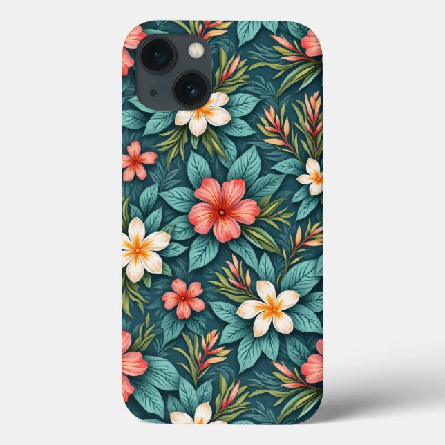 hawaiianische Blume Case-Mate iPhone Hülle (Rückseite)