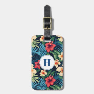 Hawaiianische Blume Gepäckmarke Gepäckanhänger
