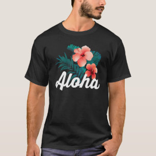 Hawaiianische Blume Hawaii Insel Sommerstrand Vaca T-Shirt