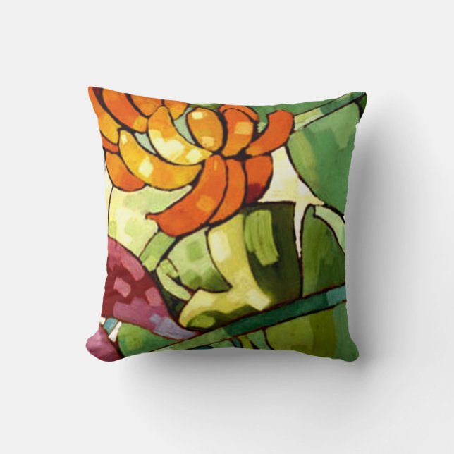 hawaiianische Blume Kissen (Vorderseite)