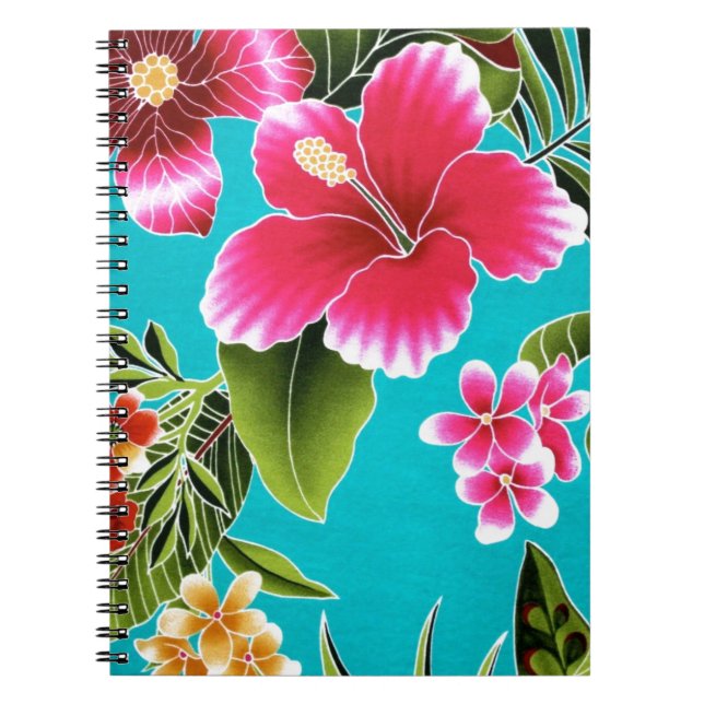 hawaiianische Blume Notizblock (Vorderseite)