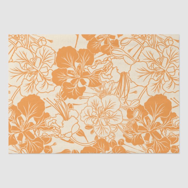 Hawaiianische Blume Ohai Alii Seidenpapier (Vorderseite)