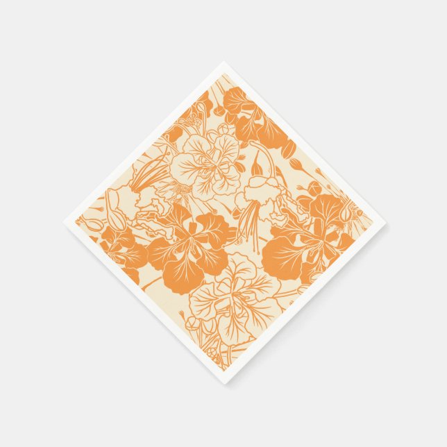 Hawaiianische Blume Ohai Alii Serviette (Ecke)