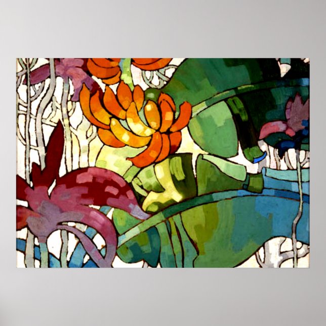 hawaiianische Blume Poster (Vorne)