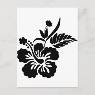 Hawaiianische Blume Postkarte