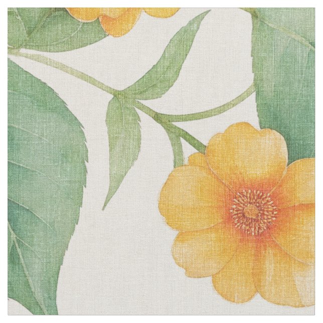 Hawaiianische Blume Stoff (Nahaufnahme)