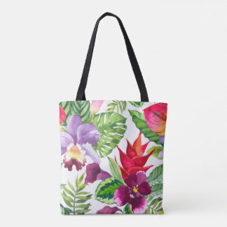 Hawaiianische Blumen Jumbo-Tragetasche Tasche