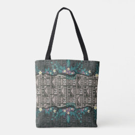 Hawaiianische botanische Tapa-Fusion Tasche