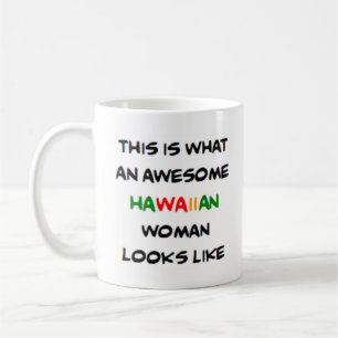 hawaiianische Frau, großartig Kaffeetasse