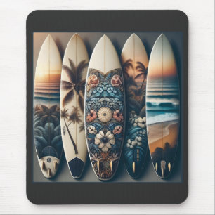 Hawaiianische gestrichene Surfboards Mousepad