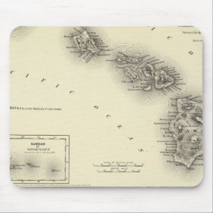 Hawaiianische Gruppe oder Sandwichinseln Mousepad