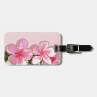 Hawaiianische Hibiskus-Blume Gepäckmarke Gepäckanhänger
