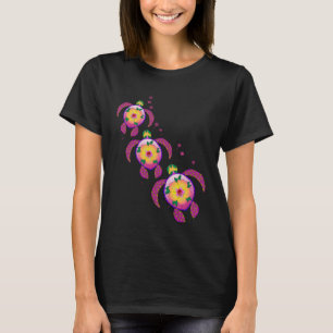 Hawaiianische Honu-Meeres-Schildkröten Tropische O T-Shirt