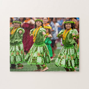 Hawaiianische Hula-Tänzer.