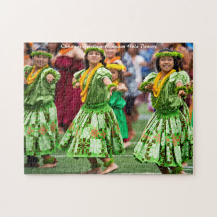 Hawaiianische Hula-Tänzer. Weihnachtsgrüße