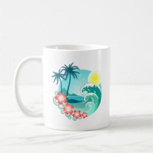 Hawaiianische Insel 3 Kaffeetasse