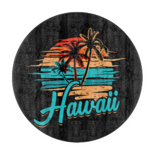 Hawaiianische Insel Tropischer Hawaii-Urlaub Schneidebrett