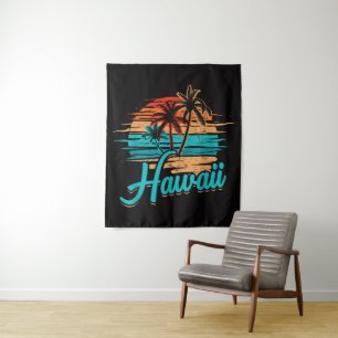 Hawaiianische Insel Tropischer Hawaii-Urlaub Wandteppich