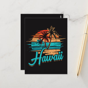 Hawaiianische Insel Tropisches Hawaii Urlaub Postkarte