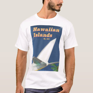 Hawaiianische Inseln kommerzielles Reiseplakat T-Shirt