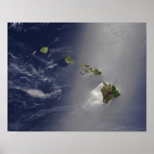 Hawaiianische Inseln Poster