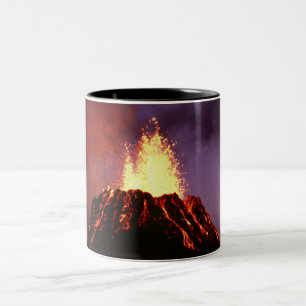 Hawaiianische Inseln Vulkan Zweifarbige Tasse