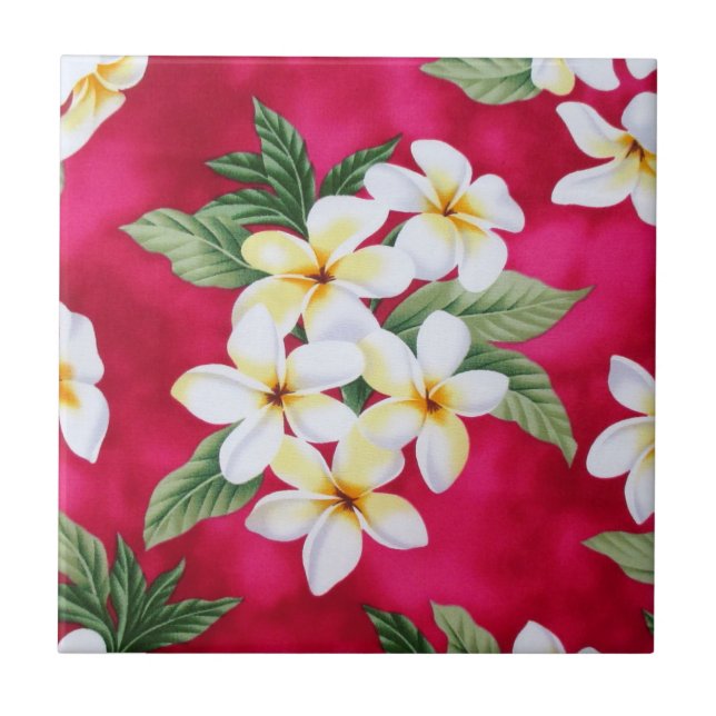 Hawaiianische Keramik Tile Fliese (Vorderseite)