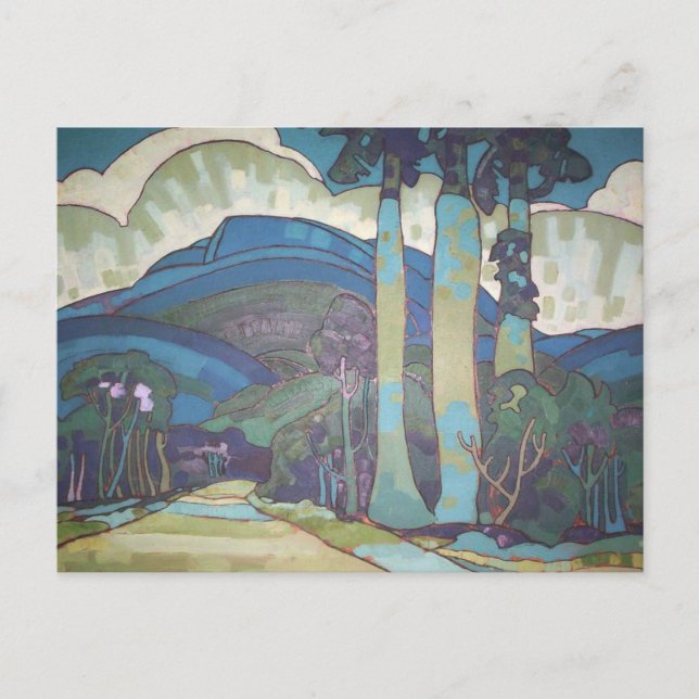 'Hawaiianische Landschaft' - Arman Manookian Postc Postkarte (Vorderseite)