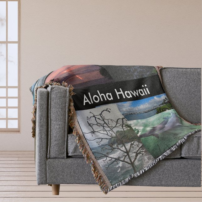 Hawaiianische Landschaftskollektion Decke (Hawaiian landscape Collection Throw Blanket)