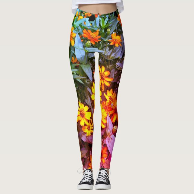 Hawaiianische Leggings für Frauen/Mädchen (Vorderseite)