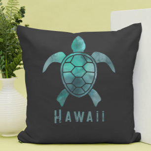 Hawaiianische Meeresschildkröte individuell anpass Kissen