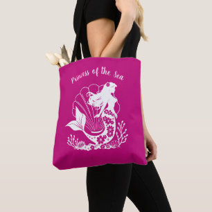 Hawaiianische Meerjungfrau-Prinzessin vom Meer ros Tasche