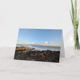 Hawaiianische Naturlandschaftsfotografie Dankeskarte