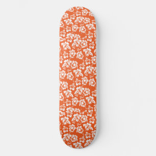 Hawaiianische Orange-Blume Skateboard