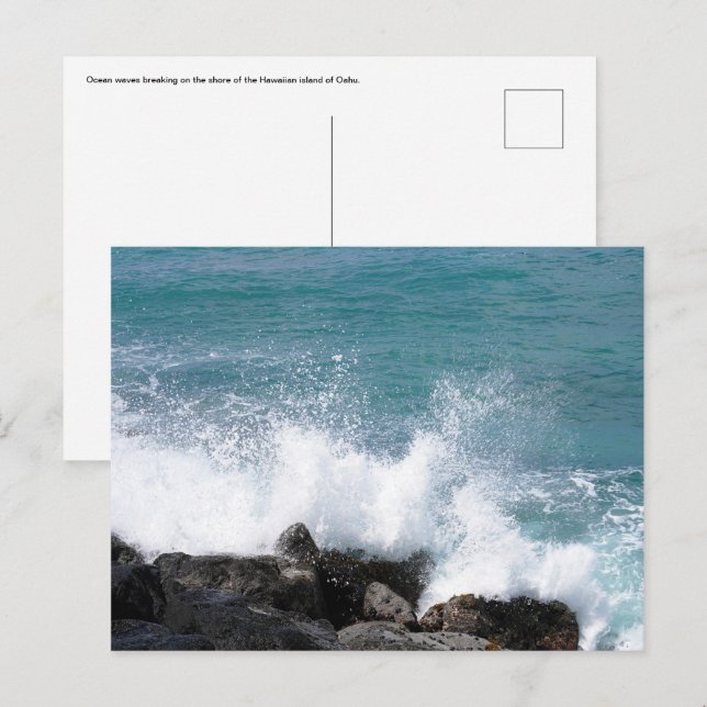 Hawaiianische Postkarte (Vorne/Hinten)