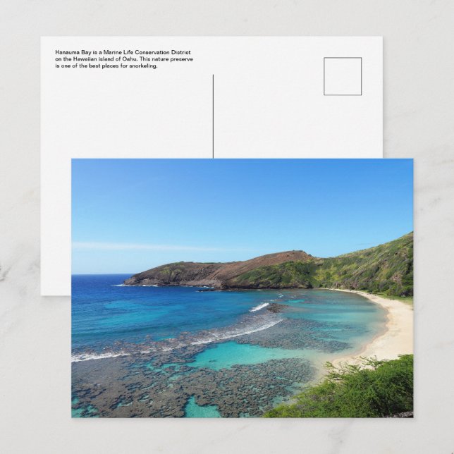 Hawaiianische Postkarte (Vorne/Hinten)