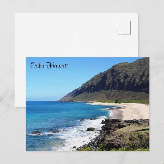 Hawaiianische Postkarte (Vorne/Hinten)